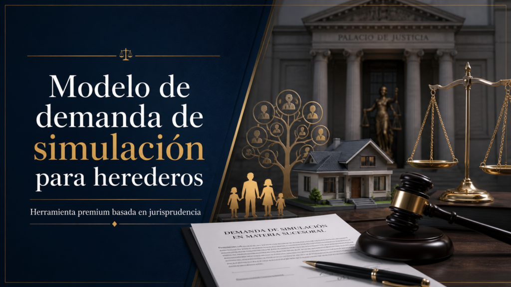 demanda de simulación de compraventa para herederos