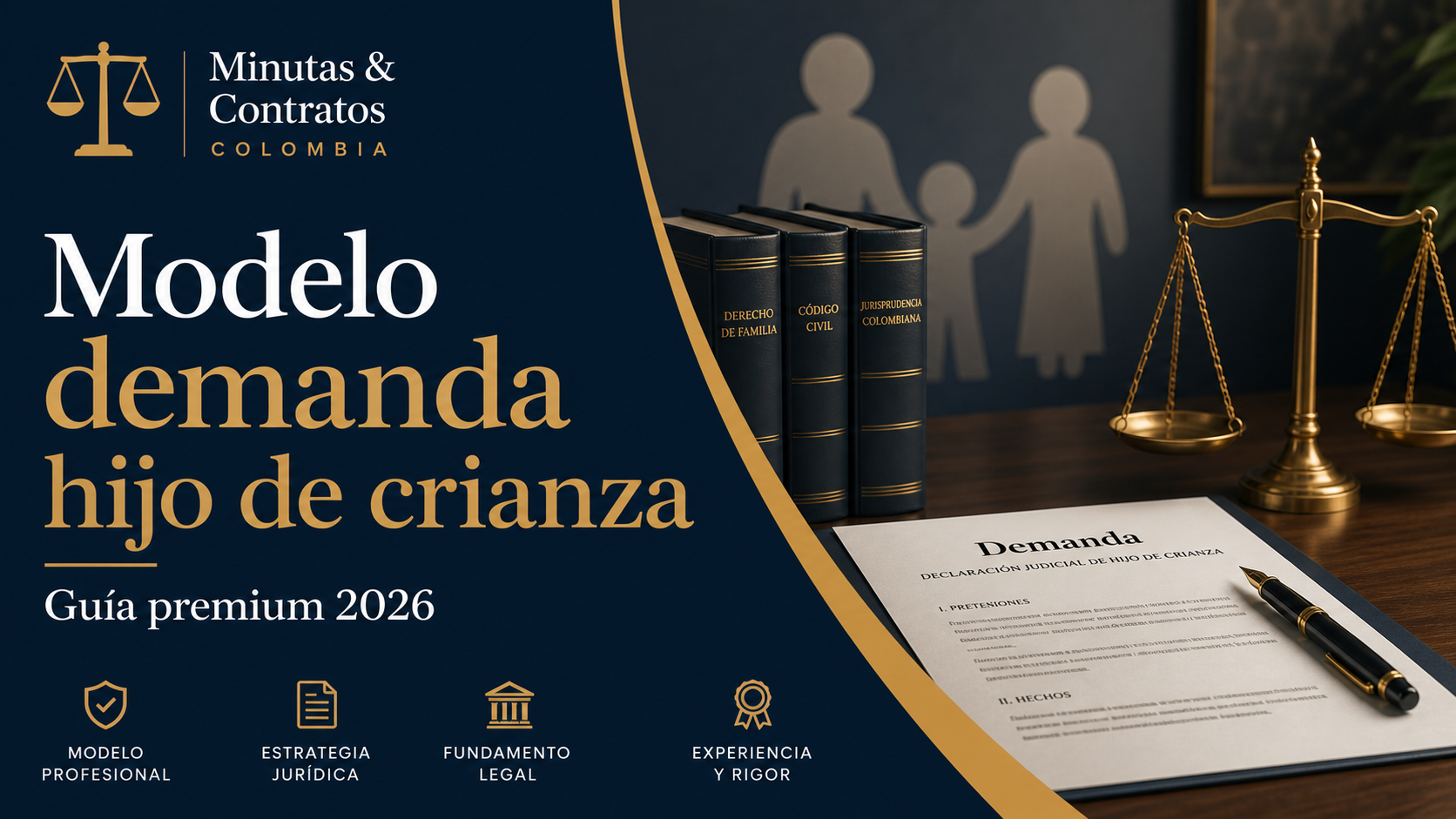 modelo demanda hijo de crianza en Colombia 2026